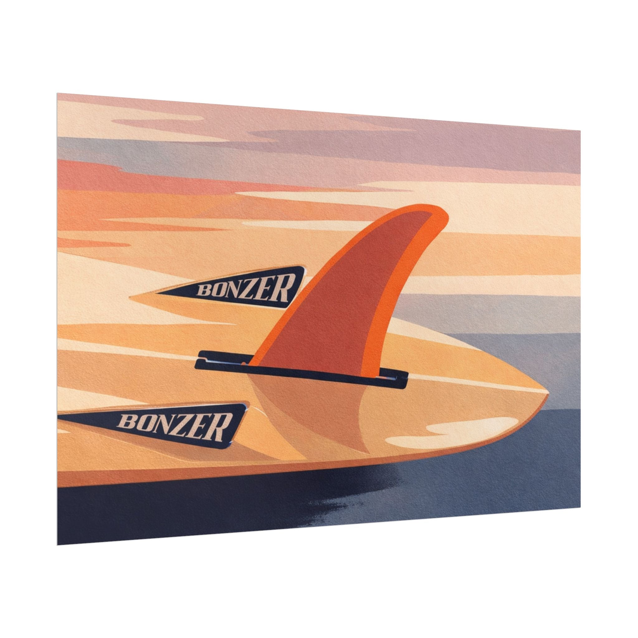 Bonzer Surfboard Poster #1