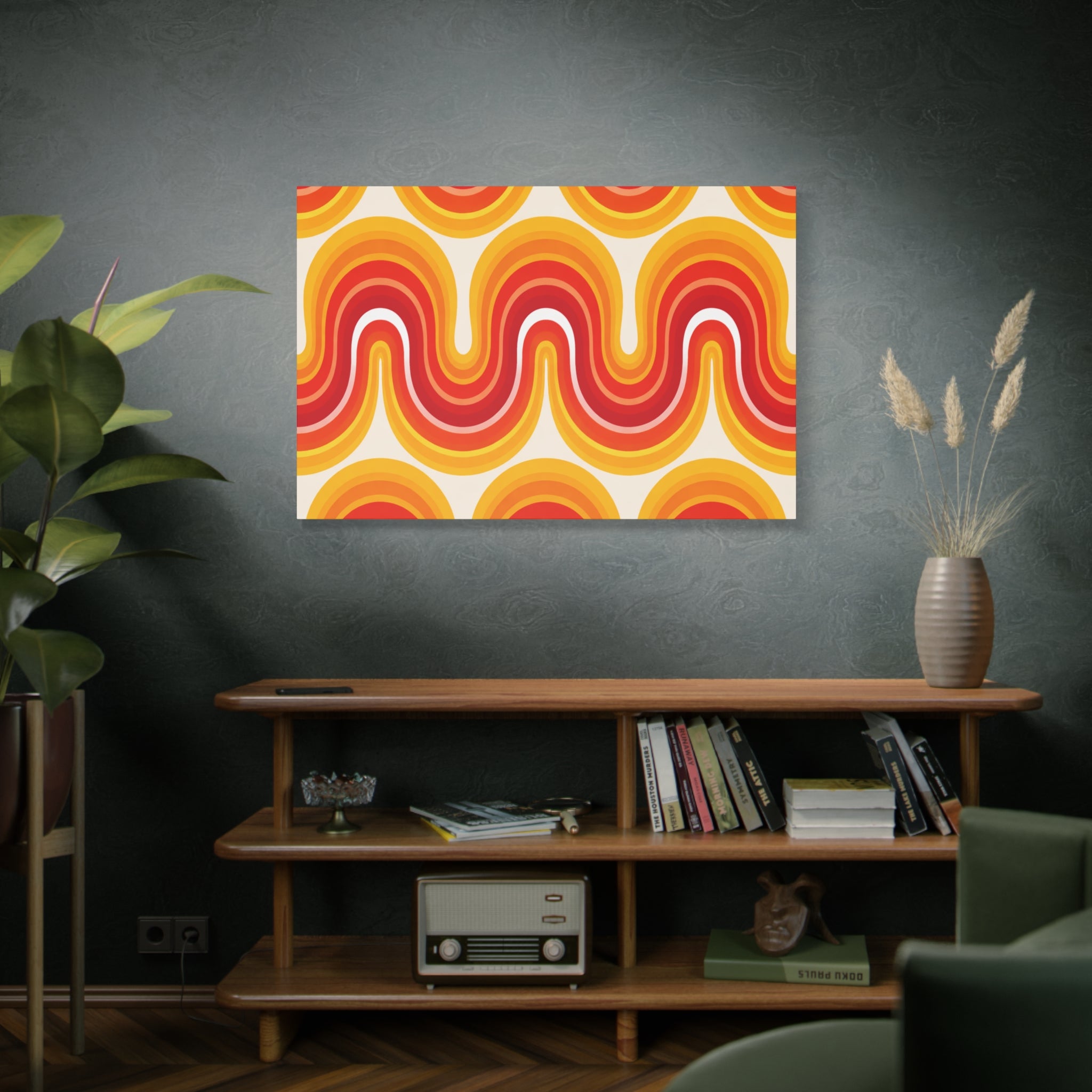 Sunset Wave Canvas Art
