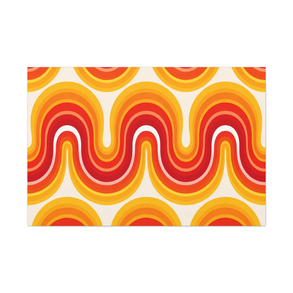 Sunset Wave Canvas Art