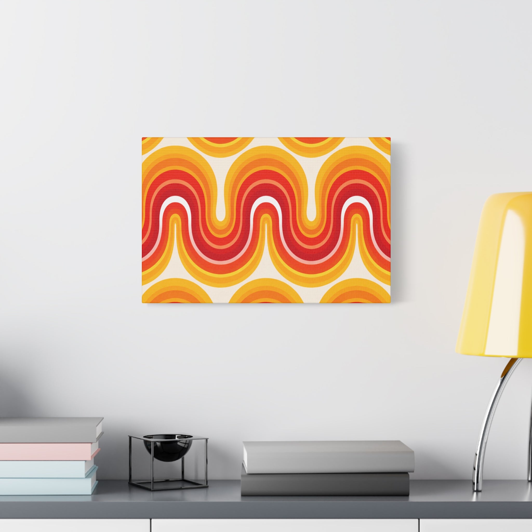 Sunset Wave Canvas Art